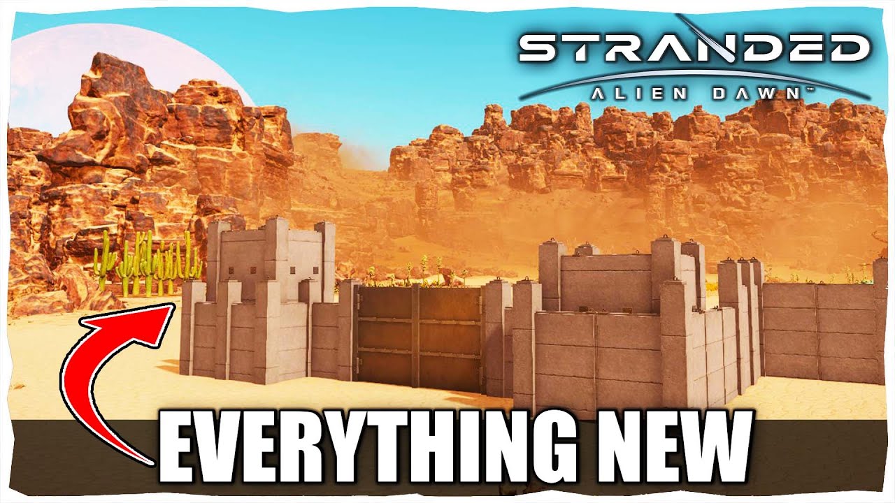 Stranded Alien Dawn DESERTUM Update EVERYTHING New