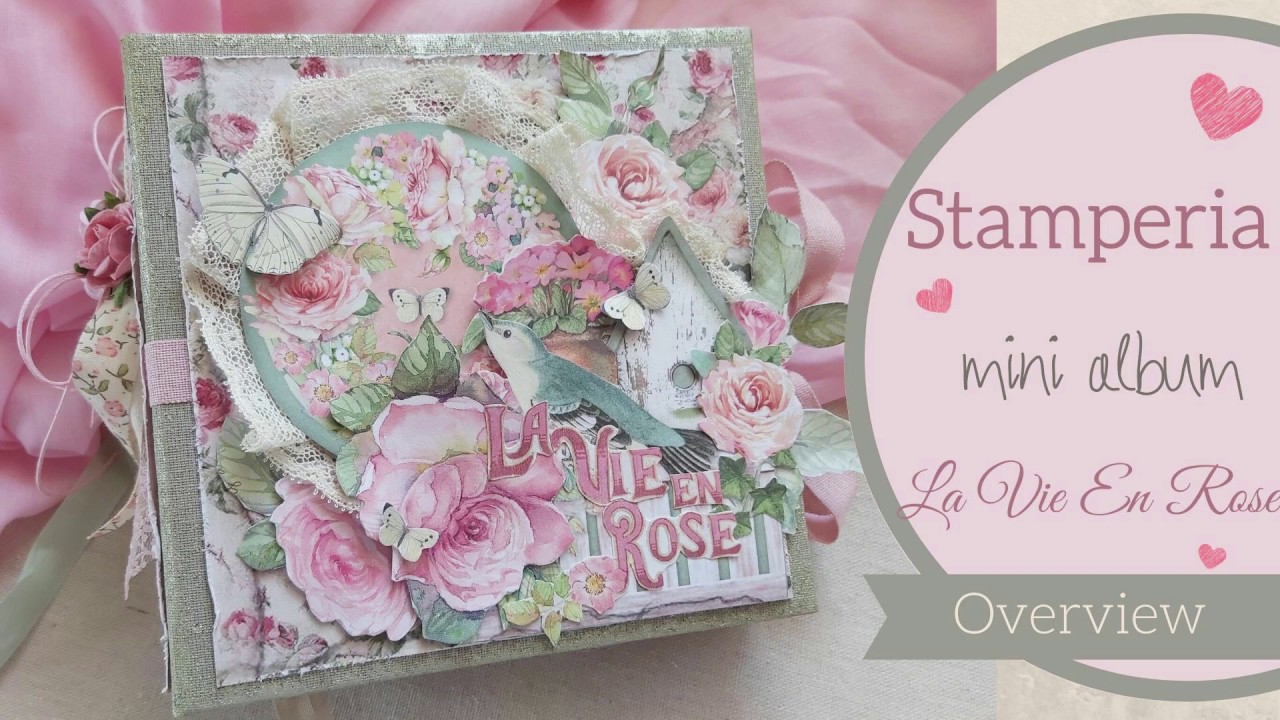 Stamperia mini album overview|House of Roses|Marina Manioti