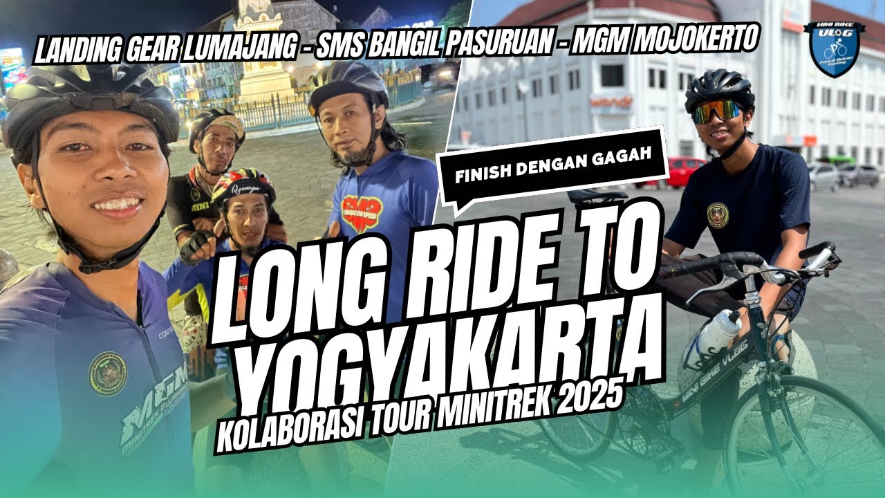 FINISH DENGAN GAGAH GOWES MINITREK TO JOGJA TOUR KOLABORASI MINITREK GAJAHMADA, LANDING GEAR, SMS