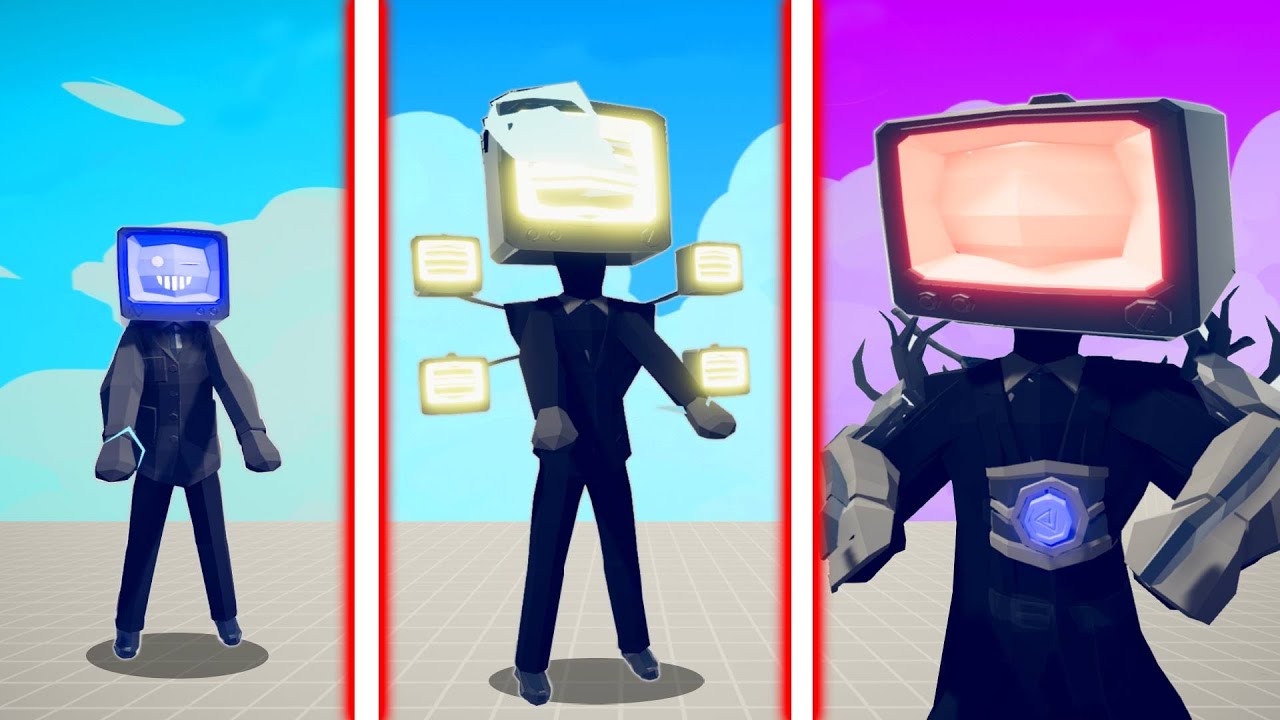 EVOLUTION OF TITAN TV MAN BOSS | TABS - Totally Accurate Battle Simulator
