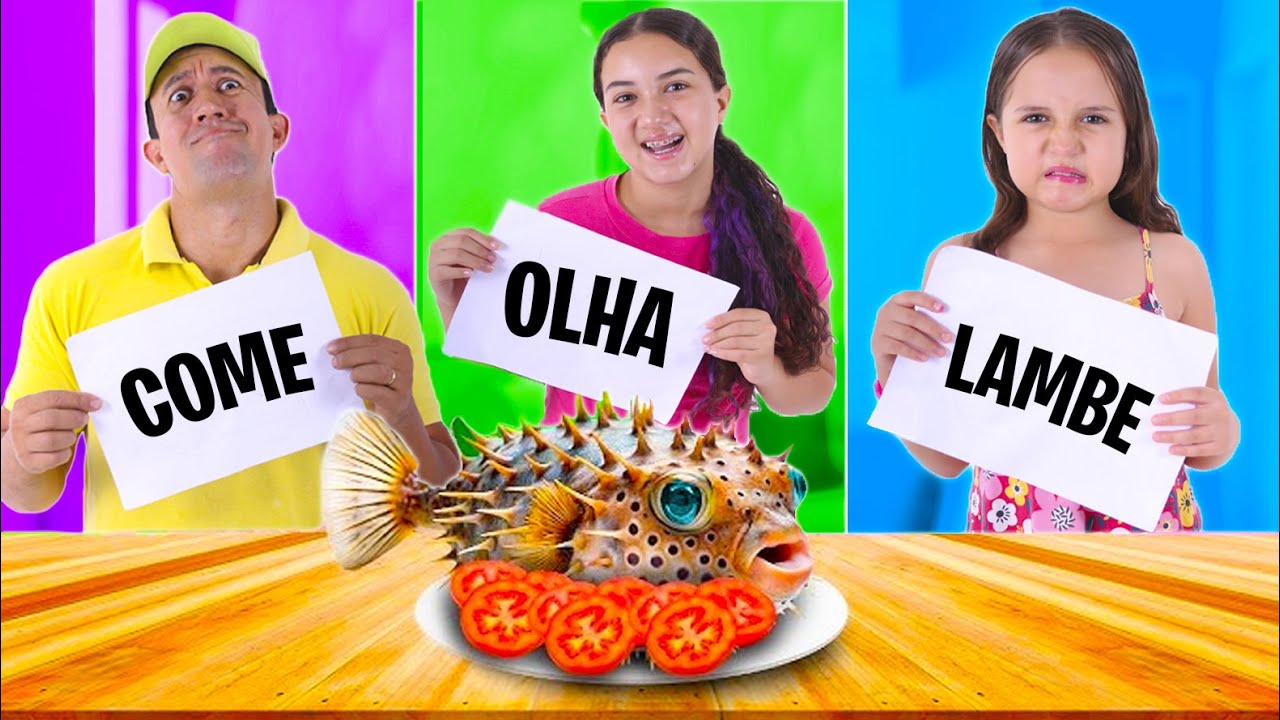 COME, OLHA OU LAMBE *Quem levou a melhor, Toia ou Ana ?