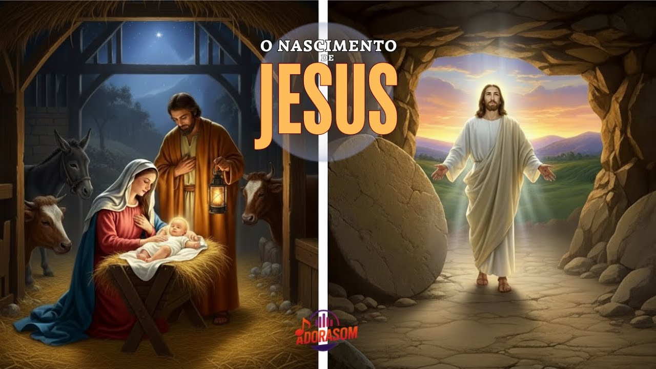 O Nascimento de Jesus - Lyric Video Oficial | AdoraSom