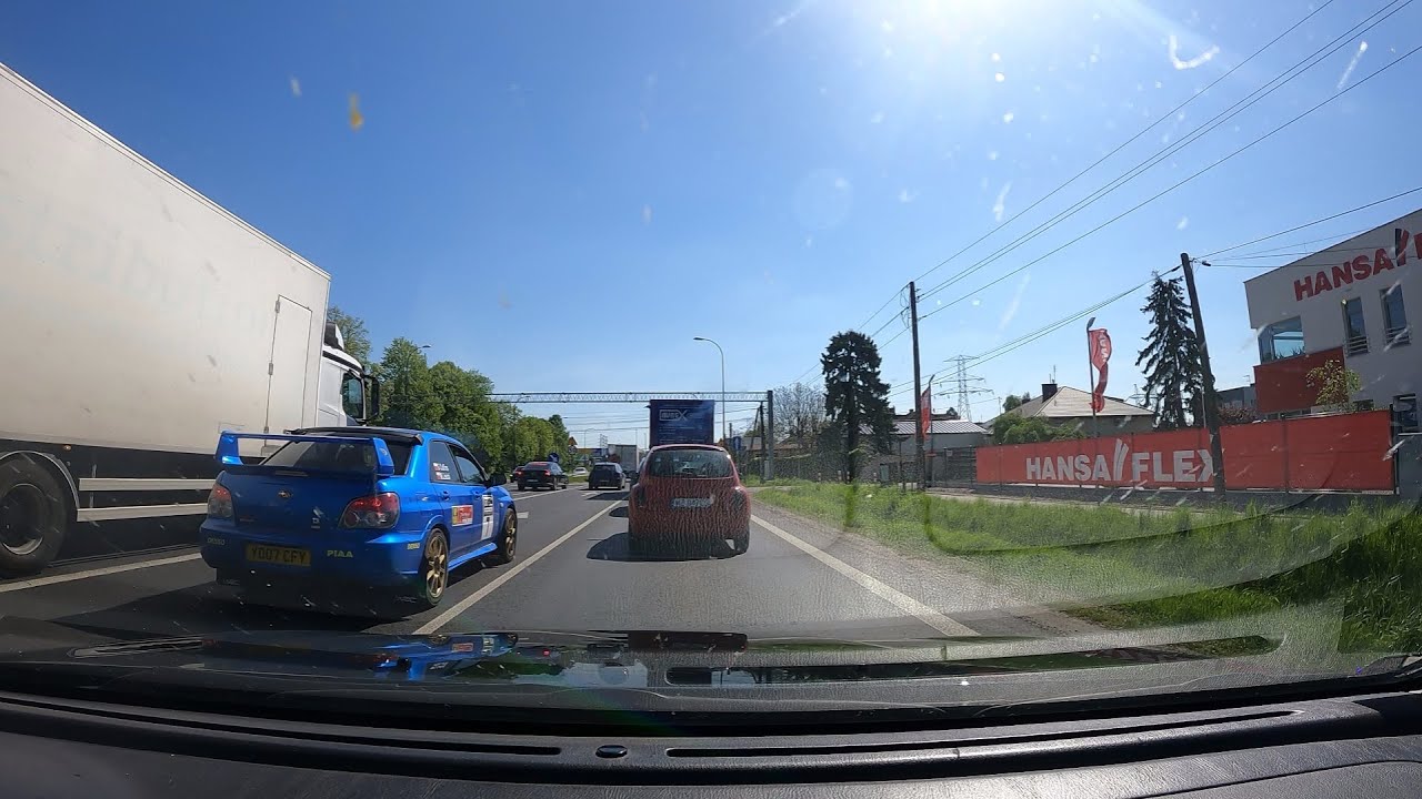 Subaru Impreza 2.0 160HP 2007 - GoPro Dashcam - Trasa Włocławek - Warszawa