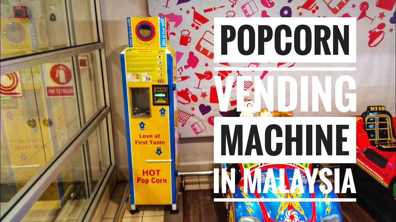 Hot Air Popcorn Vending Machine