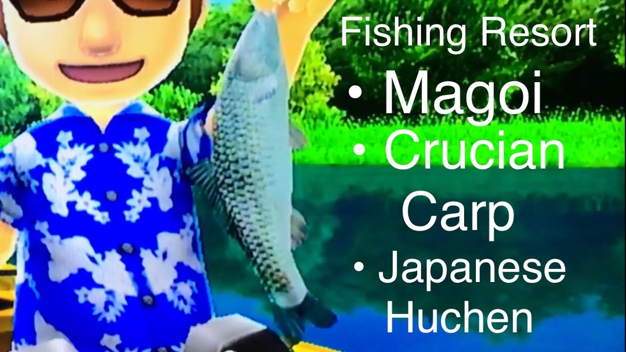Let's Play: Fishing Resort Wii, Magoi, Crucian Carp, Japanese Huchen