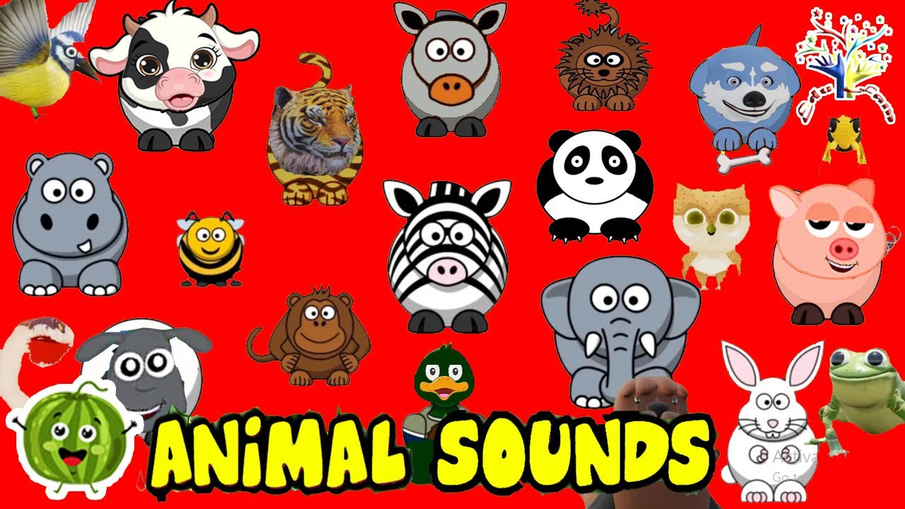 These Are the Animal Sounds TA2A1|| Edufam Kids Song and Nursery Rhymes #animalsounds #animalsounds
