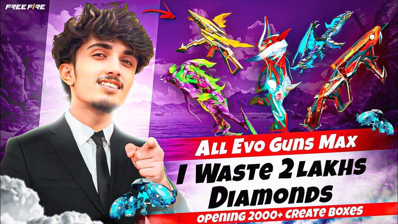 I Wasted 2 Lakh+ Diamond 💎 😱 In Evo gun 🔥 2000+ Box  Opened 😱😱 #abhishekyt