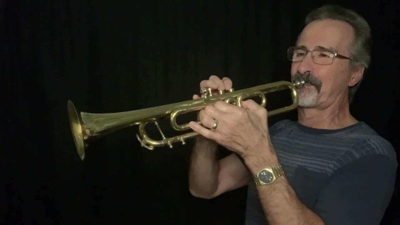 Very Rare 1930s Johann Sattler Top Action Rotary Valve (TARV) Bb Trumpet.