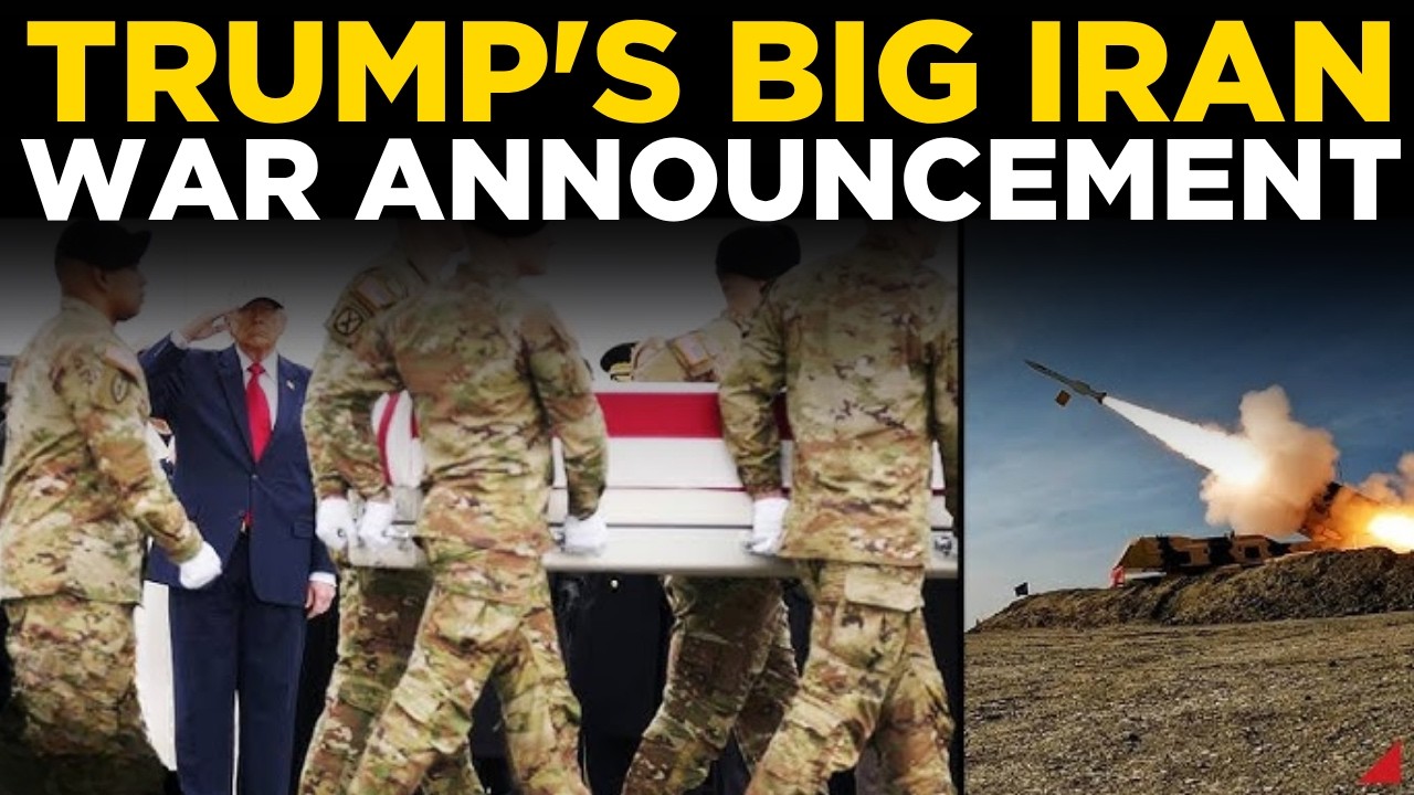 Donald Trump LIVE: Major Iran War Announcement | Trump AI Task Force Update | US News LIVE