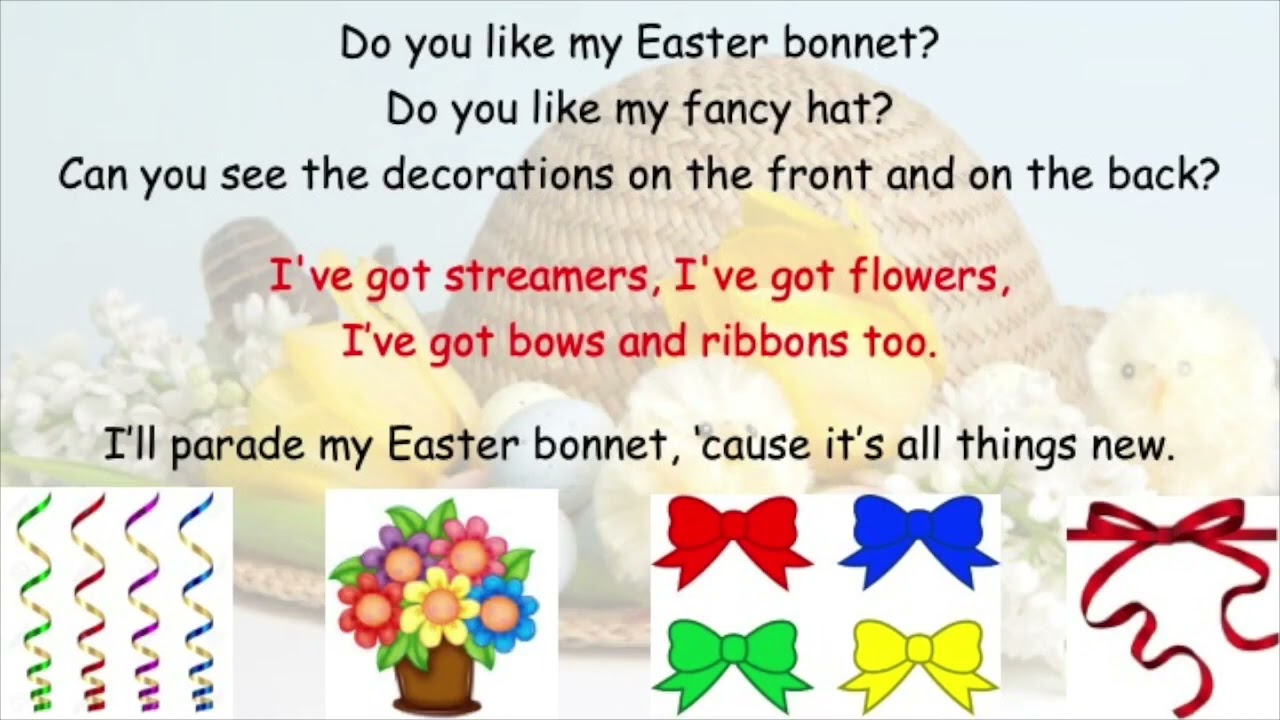 Do you like my Easter Bonnet - From Out of the Ark Music