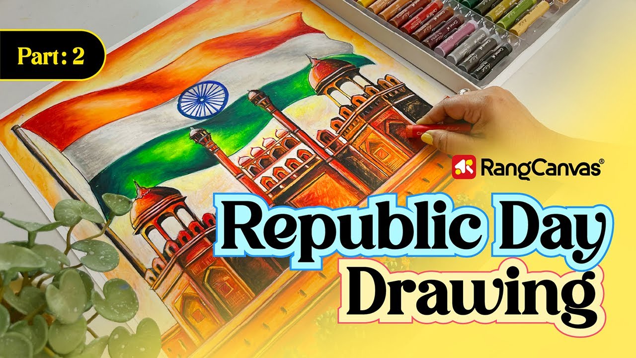 Republic Day drawing easy | Republic Day drawing for beginners 