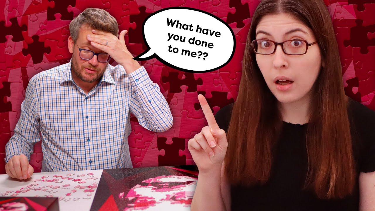 I forced John Green to solve a jigsaw puzzle
