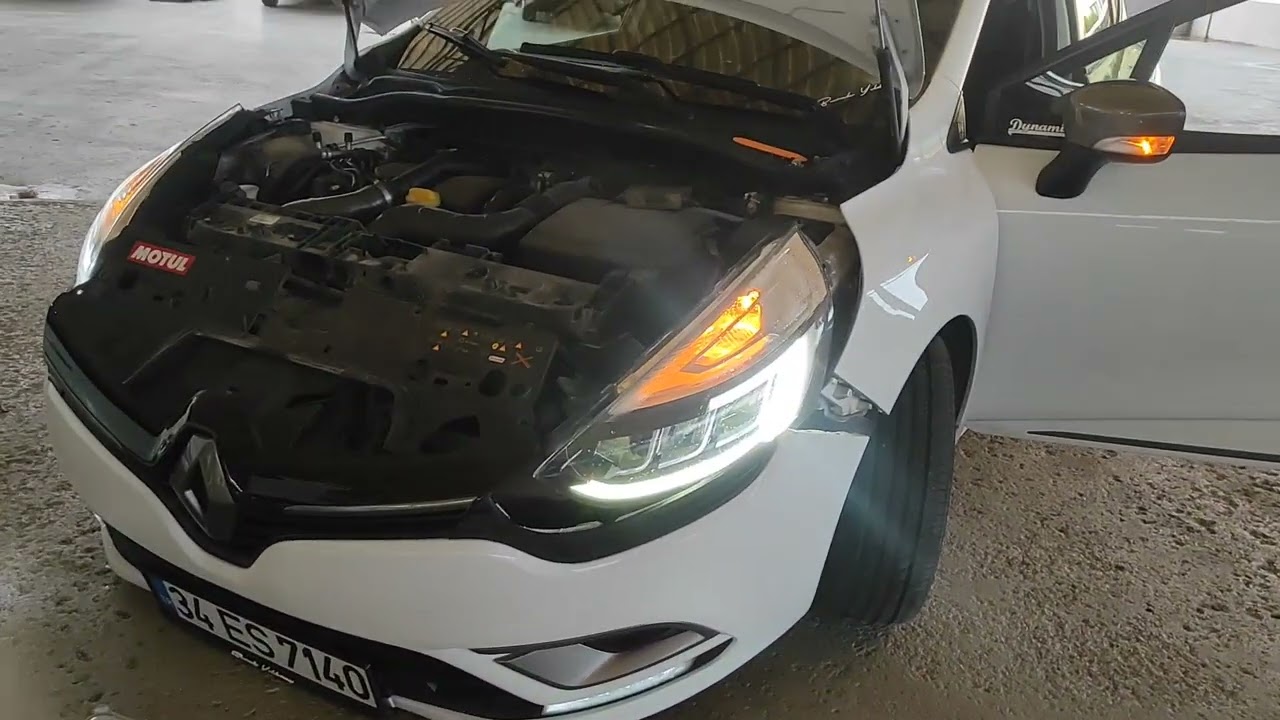 Clio 4'dün Ledli farı aşırı buğu yaptığı için beyni yanmış, kısa sürede hallettik. iletişim açklmada