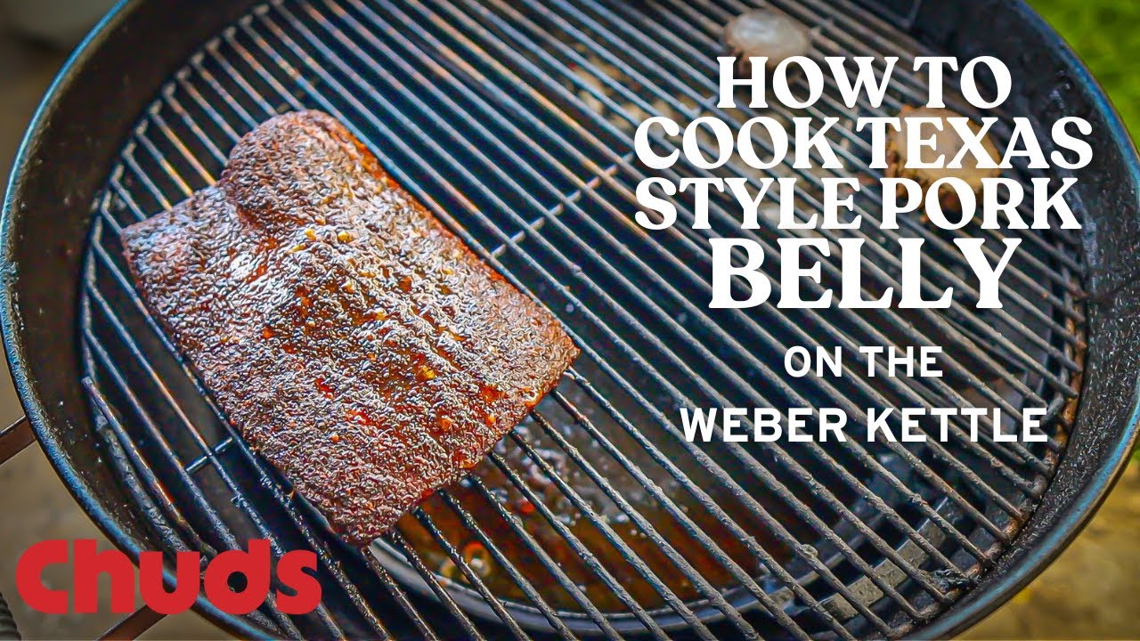 Копчёная свиная грудинка в котле Weber | Chuds BBQ