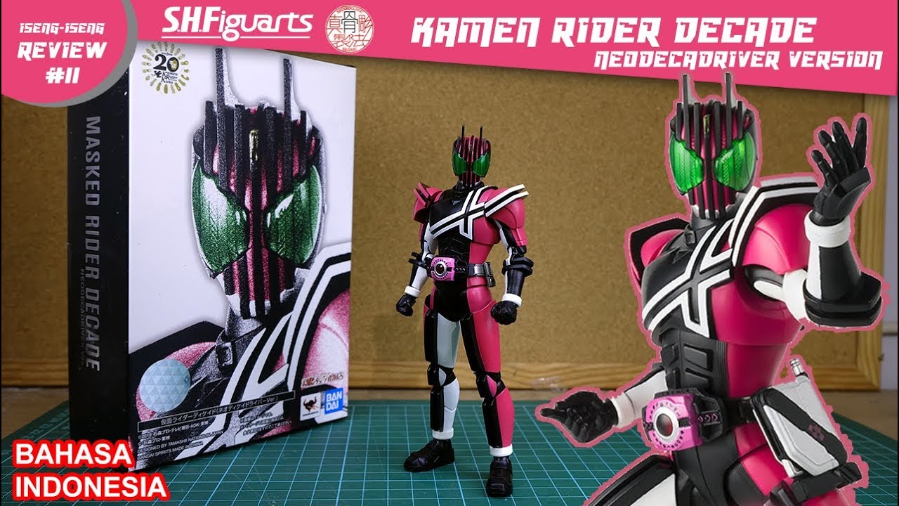 [Iseng-iseng Review #11] S.H.Figuarts Shinkochou Kamen Rider Decade Neodecadriver (Bahasa Indonesia)