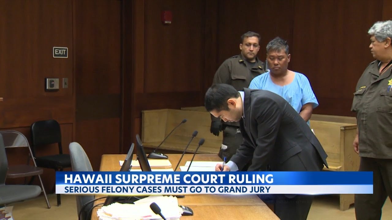 Hawaii Supreme Court ruling on serious felony cases causing chaos in criminal justice system