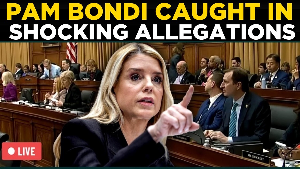 US Senate LIVE: &lsquo;TRUMP WITH HALF-NAKED&hellip;&rsquo;, Pam Bondi Caught In Explosive New Revelation | WORLD NEWS