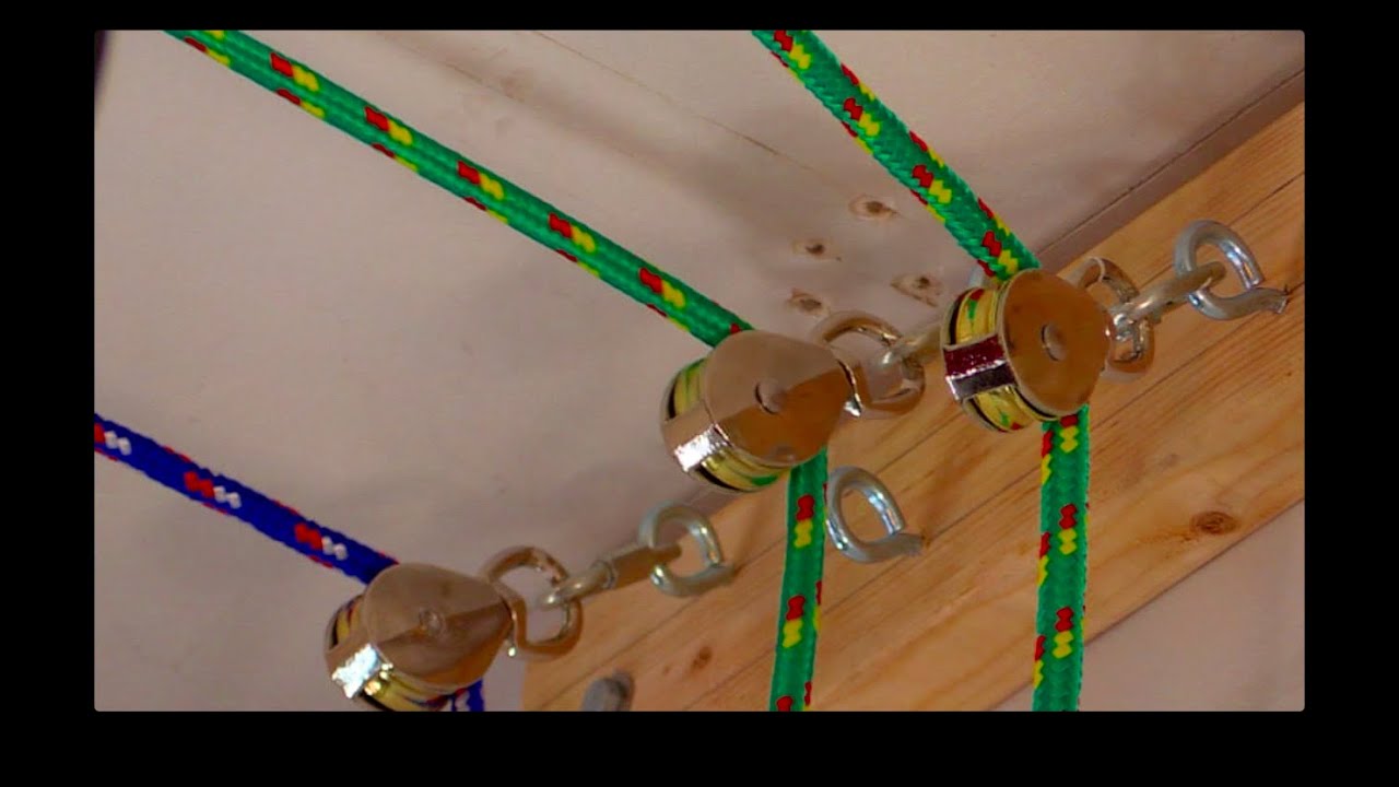 HOW TO: Create a Garage Pulley Storage System