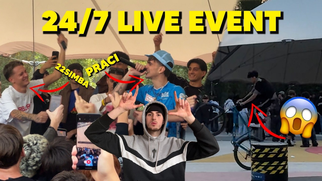 VLOG AL 24/7 EVENTO LIVE! (22Simba, Praci, Sgribaz, Promessa, Astro, Low-Red, Night Skinny) - zande