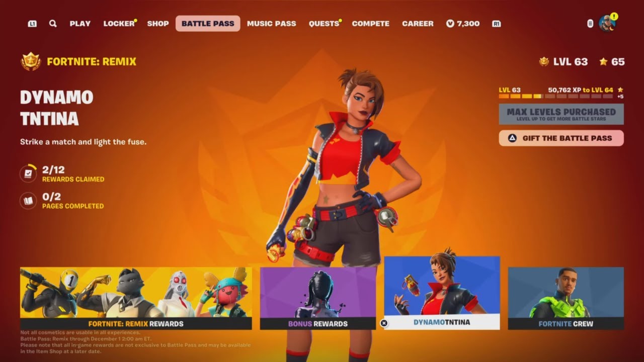 Dynamo tntina: unlock and showcase :)