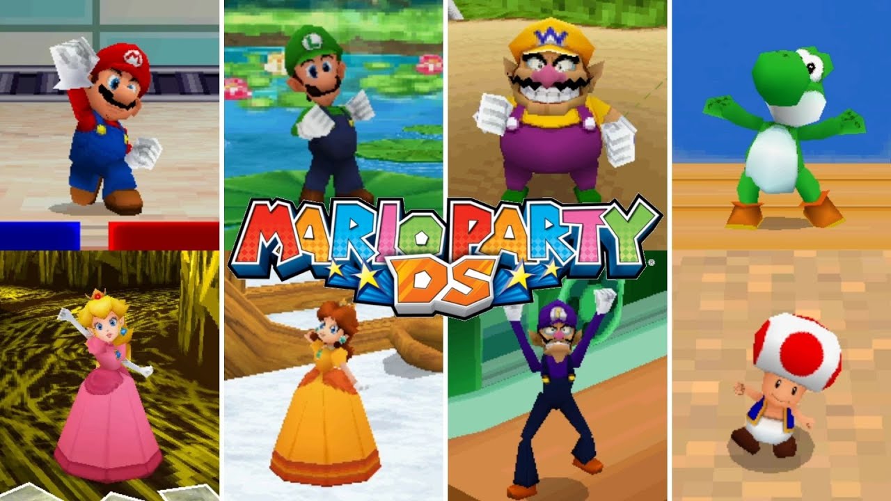 Mario Party DS // All Characters [1st Place]