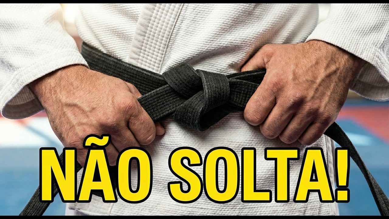 Como Amarrar a Faixa de Jiu Jitsu: 3 Formas (O NÓ QUE NÃO SOLTA)