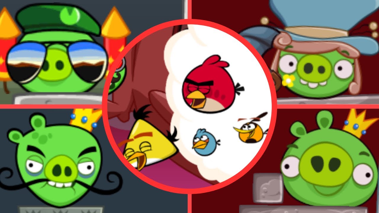 Angry Birds Project R - All Bosses (Road Hogs & Tower of Misfortune)