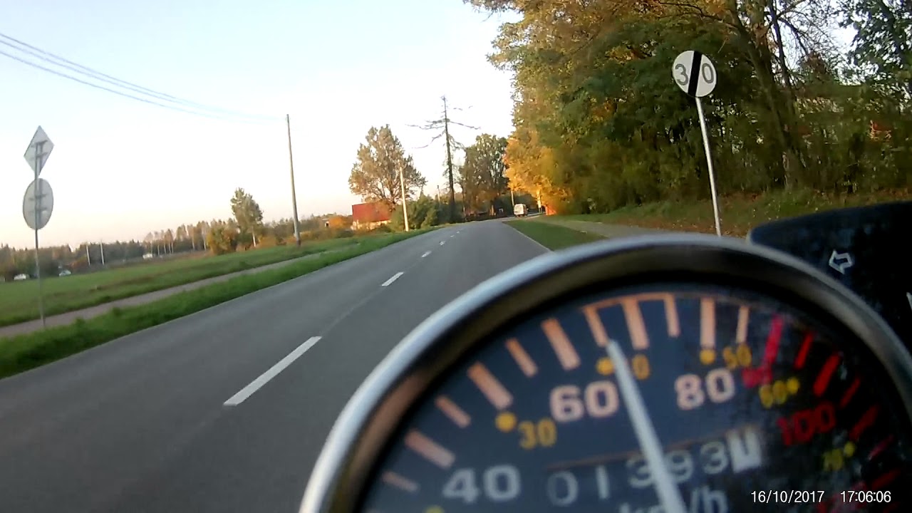 Romet Soft Chopper 125 - test predkosci maksymalnej (Goclever DVR Extreme Pro 4K)