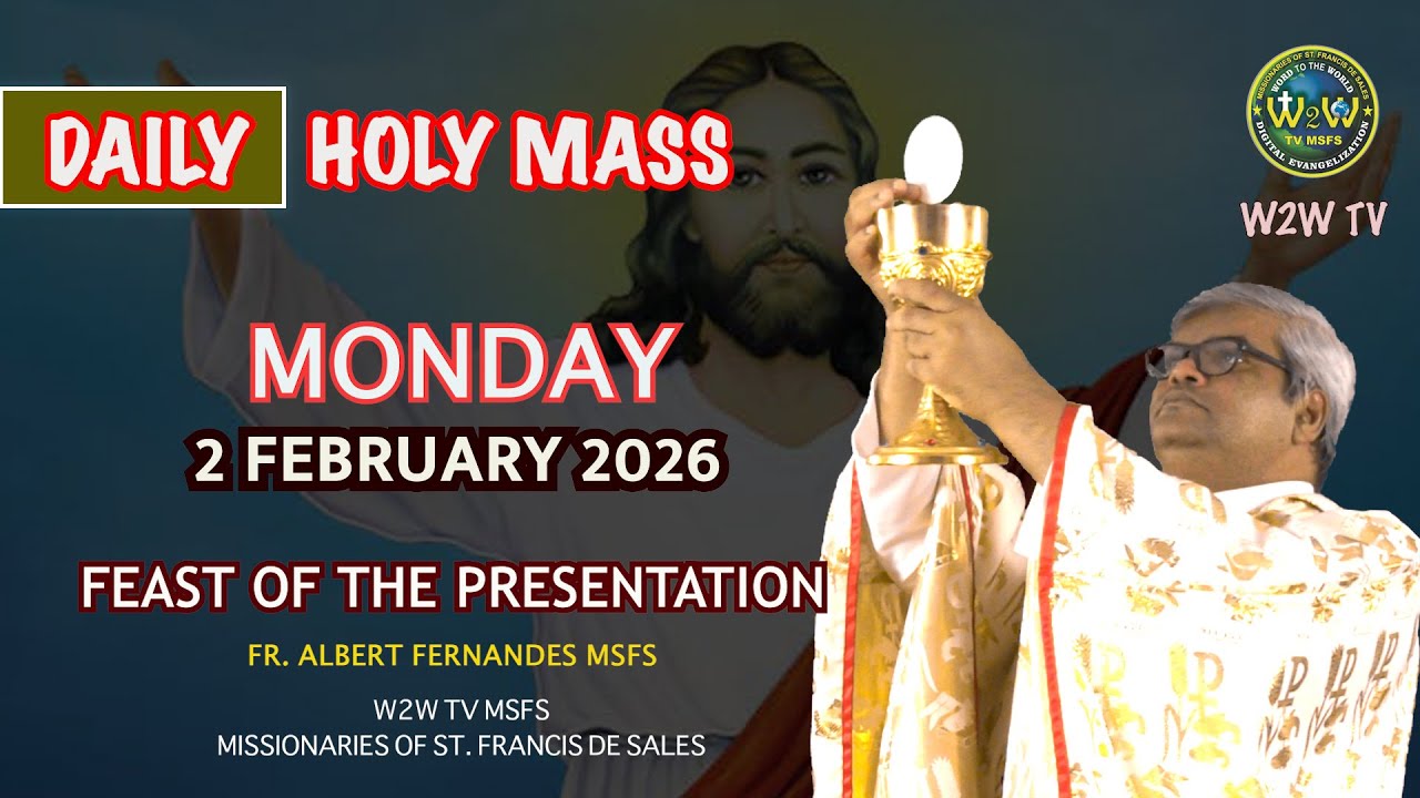 MONDAY HOLY MASS | 2 FEBRUARY 2026 | PRESENTATION OF THE LORD by Fr Albert #holymasstoday #dailymass