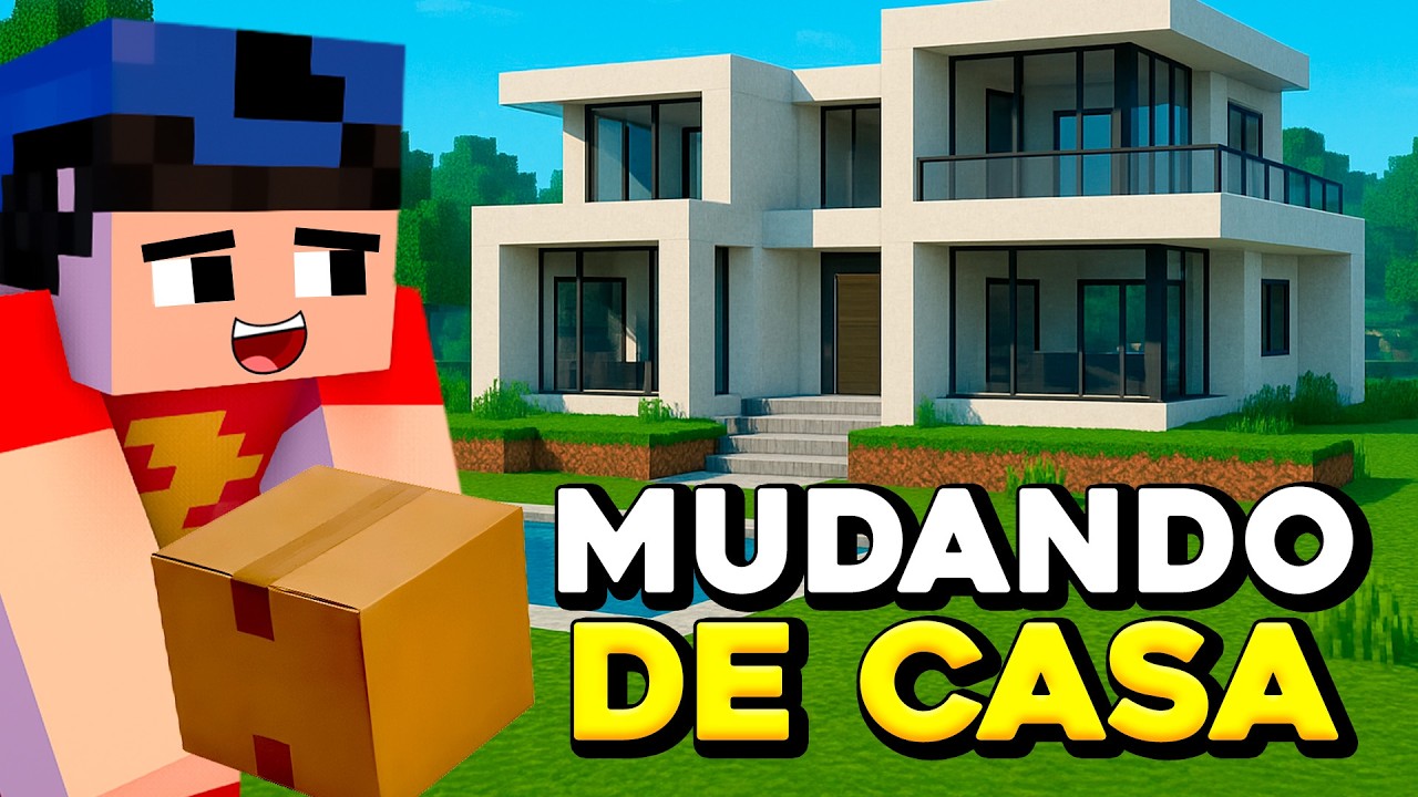MUDAR DE CASA É MUITO CHATO | Mike no Minecraft