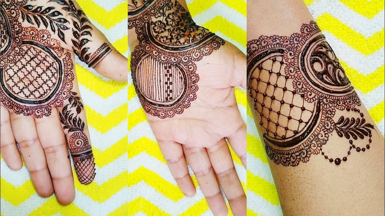 Inspired by Pakistani Henna | Easy Coin Patch+Jali+Floral Henna | Step by Step Mehandi Tutorial 