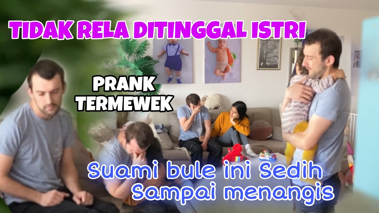 PRANK ‼️ IJIN PULANG KE INDONESIA  || SUAMI BULE SAMPAI MENANGIS 💯 