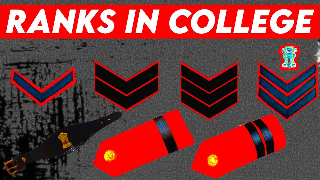 NCC Ranks in Senior Division || NCC Ranks in College B & C Certificate &lrm;⁨@10MPBattalionNCCUjjain⁩