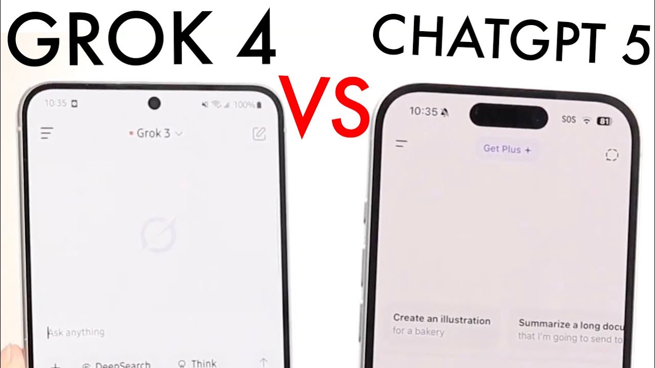 ChatGPT 5 Vs Grok 4! (What's The Difference?) (Comparison)