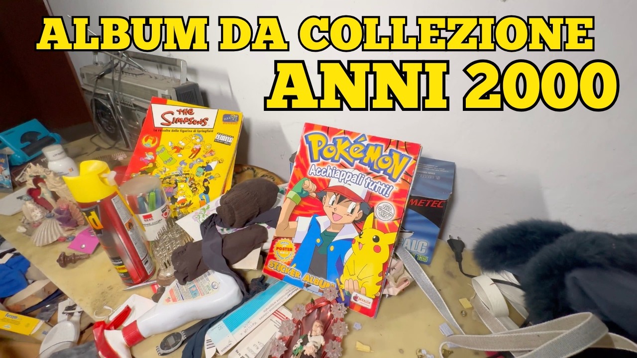 Troviamo oggetti VINTAGE e album DA COLLEZIONE in questa villa abbandonata