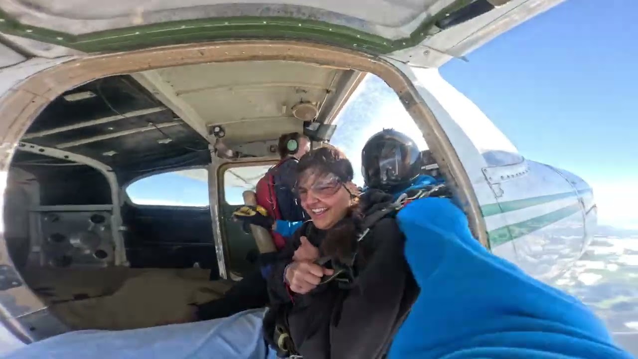 Zelmira Goes for a Jump At Skydive Yosemite!