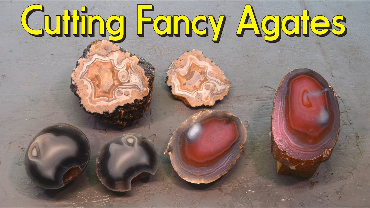 Cutting Fancy Agates #lapidary #agate #rocks #calcedony #thefinders #agates #morocco #mozambique