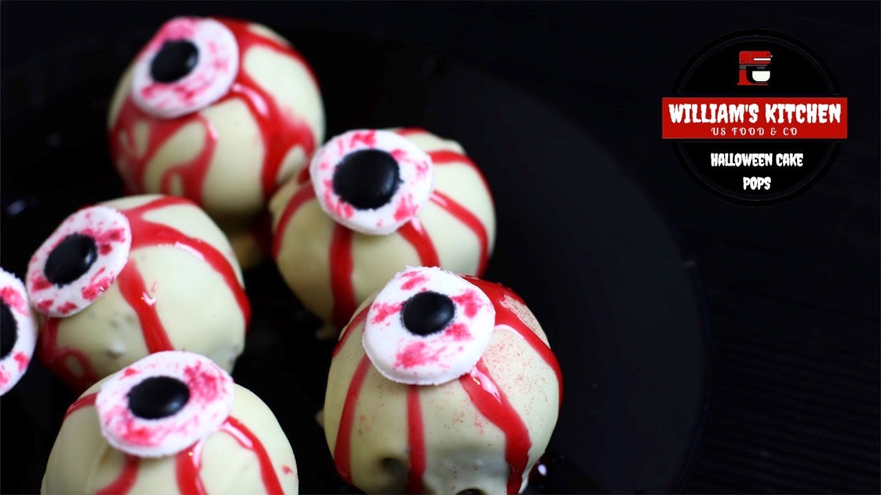 Recette Halloween : Cake Pops façon Oeil Sanglant | William's Kitchen