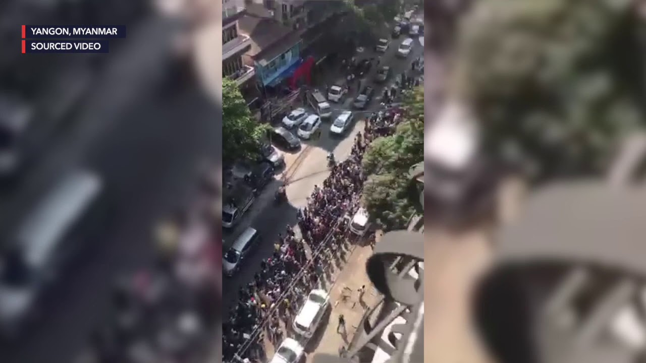 Thousands chant pro-democracy demands in third day of Myanmar protests