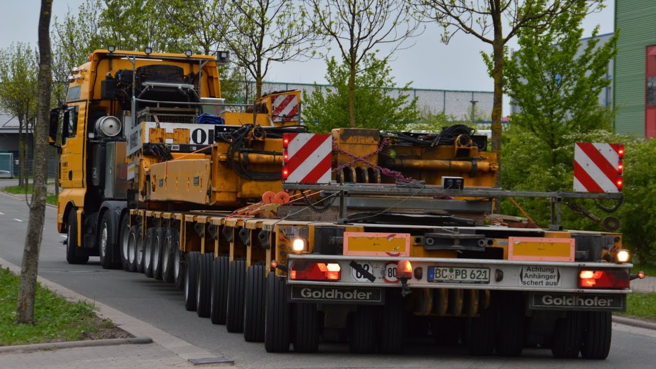 Schwertransporte ohne Ende - Der Wahnsinn geht weiter