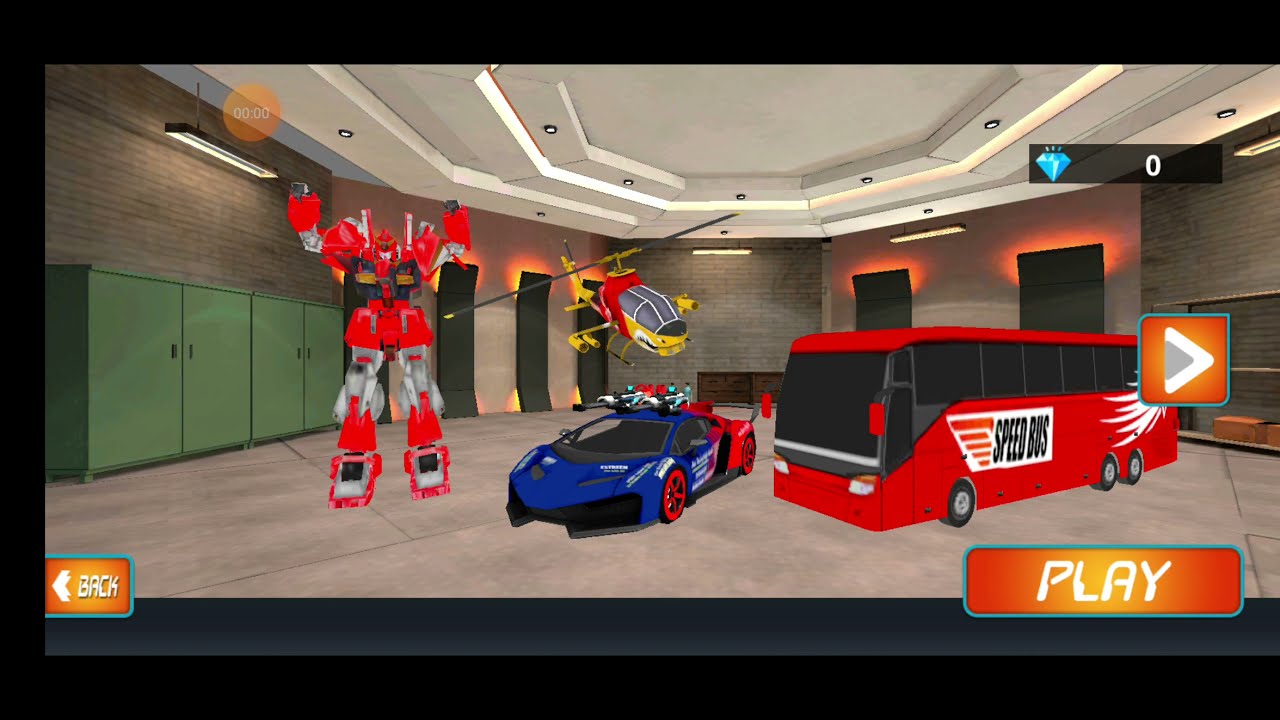 Car Robot Bus Transform Helicopter Gunship Wars 3D ||Android Game Play || Walkthrough Part=1