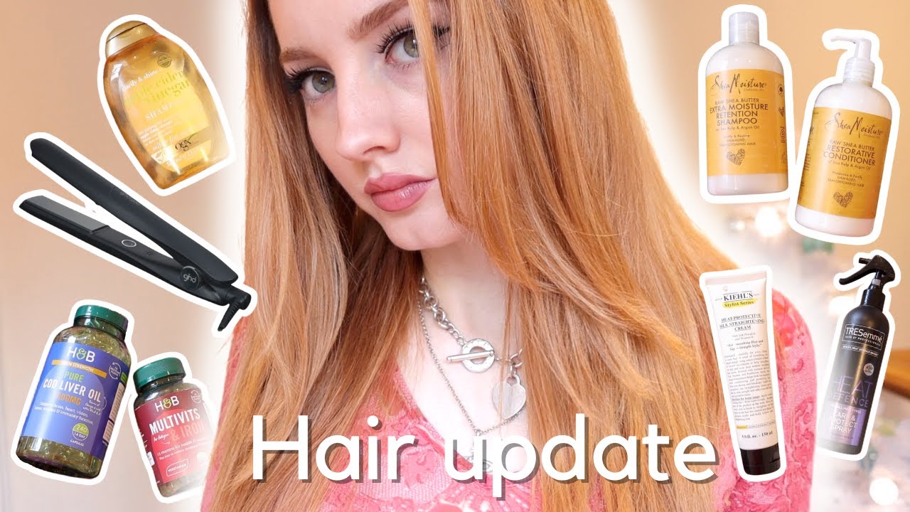 Hair Update | products, haircare, routine, styling.