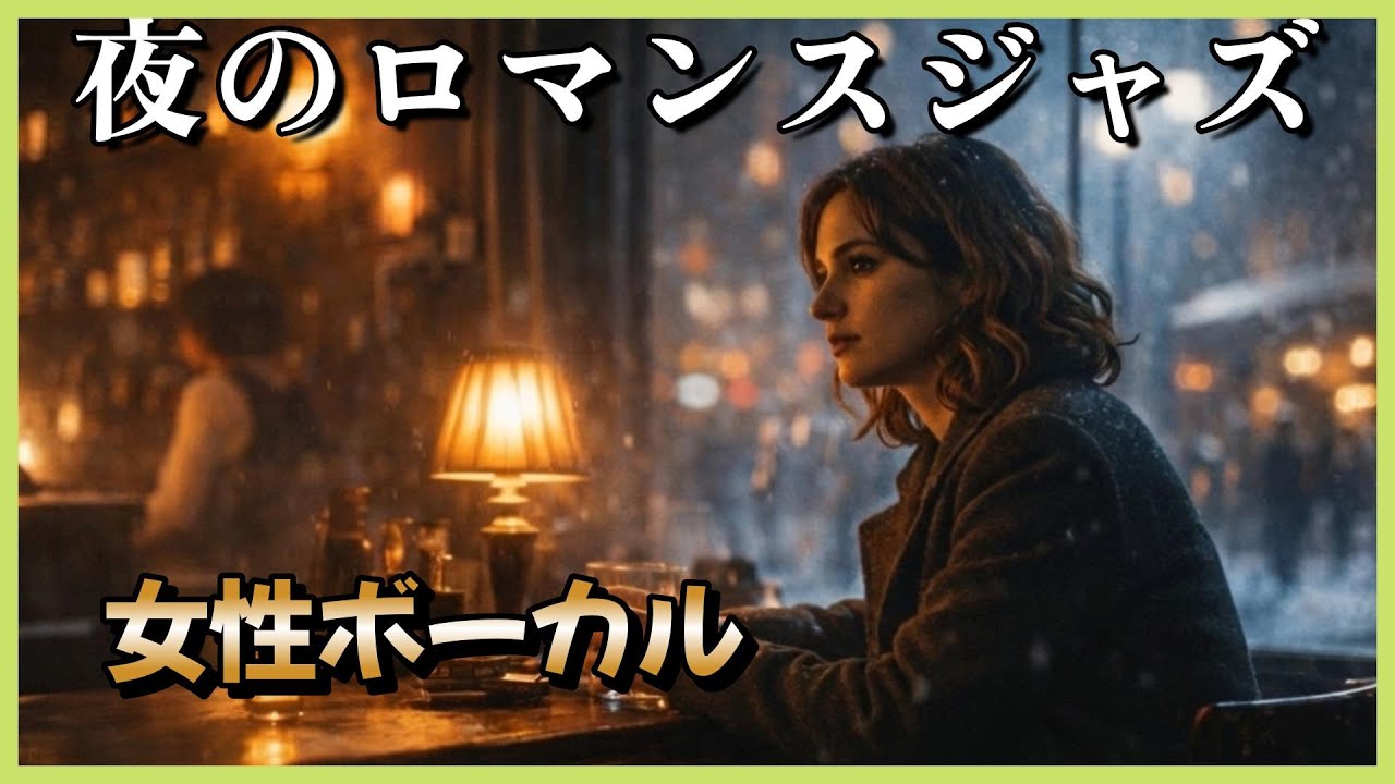 【癒しの夜ジャズ】女性が歌う極上のロマンスジャズ｜Smooth Jazz Vocal at Night