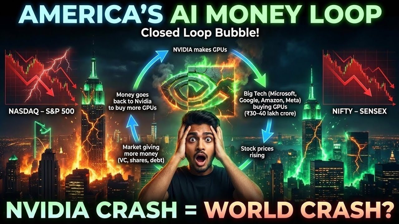 “Nvidia Crash = World Crash? | America’s AI Money Loop Explained | AI Bubble vs Reality”