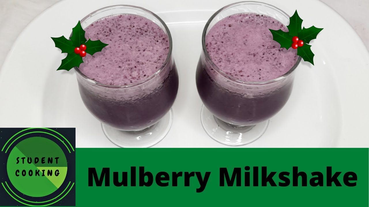 Mulberry Milkshake | Shahtoot MilkShake Recipe | Tasty & Healthy Milkshake Recipe | Milkshake Recipe