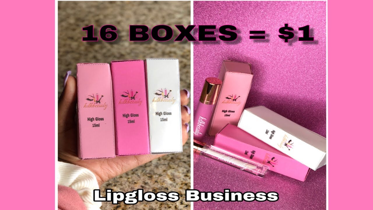 DIY LIPGLOSS BOXES