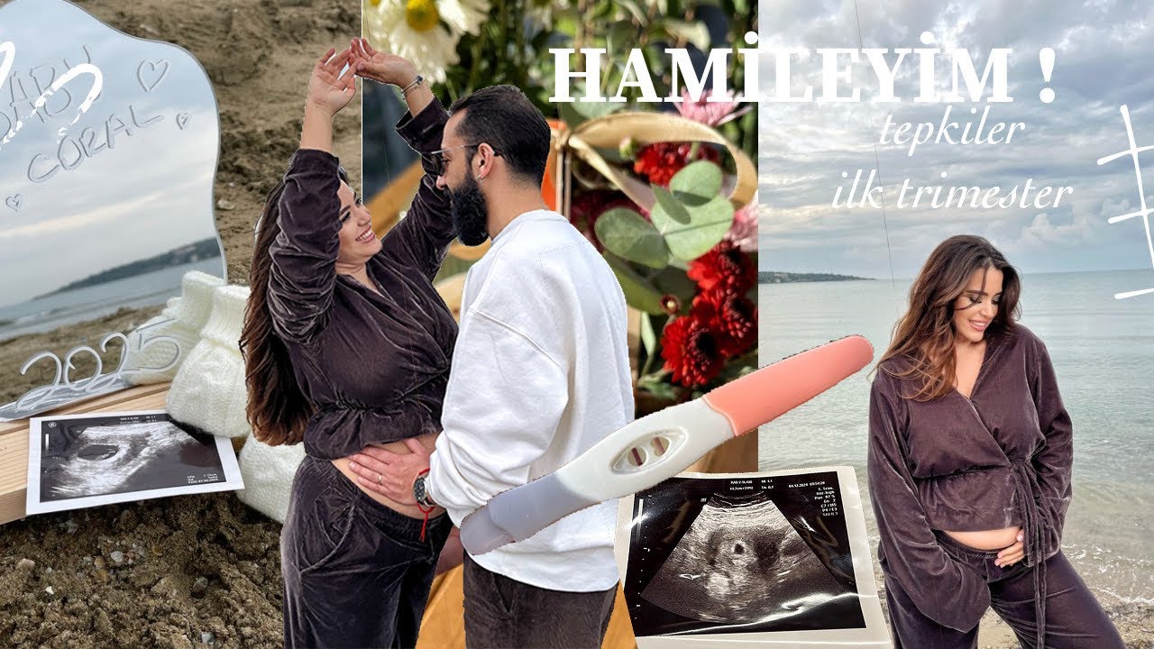 HAMİLEYİM !👼EŞİME SÜRPRİZ YAPTIM, AİLEMİN VE ARKADAŞLARIMIN TEPKİLERİ,İLK TRİMESTER NASIL GEÇTİ ?