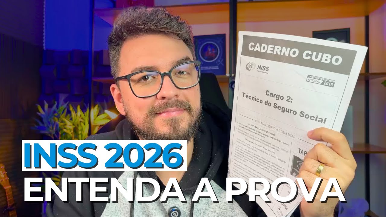 COMO &Eacute; A PROVA DO INSS? | Concurso T&eacute;cnico INSS 2026