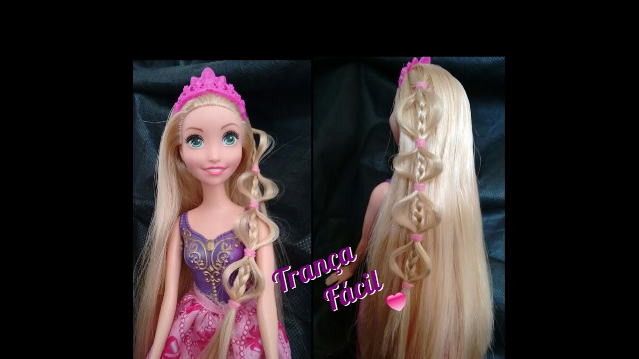 ❤Penteado Barbie Trança Fácil