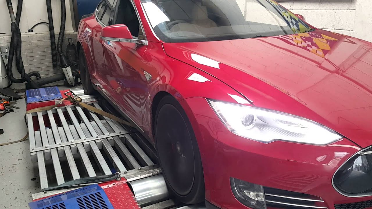 Tesla Model S P85D Dyno Real Horsepower